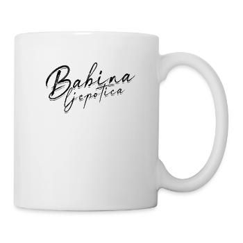 Balkan saying babina ljepotica grandma love - Mug - white - Right