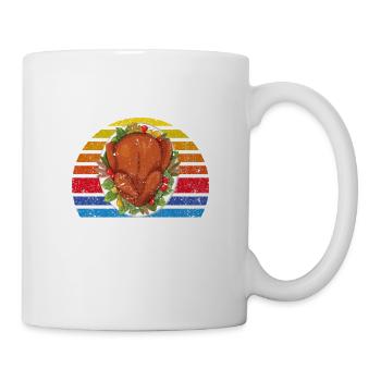 Reste sind für Drückeberger Thanksgiving Dinner - Tasse - Weiß - Rechts