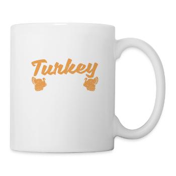 Thanksgiving Grateful Food Sleeping Football - Mug blanc - blanc - Droite