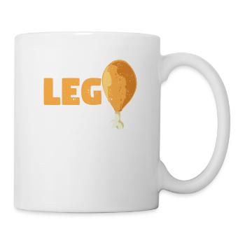 Je suis un homme de jambe Turquie pilon drôle - Mug blanc - blanc - Droite