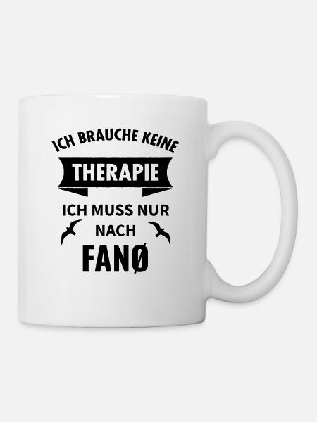 Fanø Fanö Dänemark Urlaub Idee - Tasse - Weiß