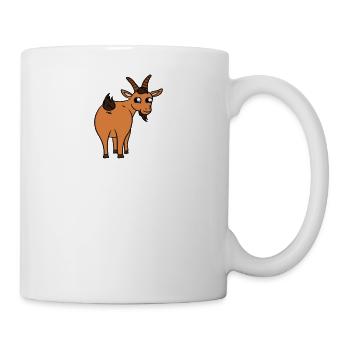 Eine Ziege Löst Die Meisten Meiner Probleme - Tasse - Weiß - Rechts