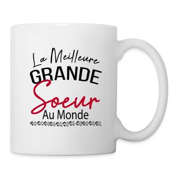 la meilleure grande soeur au monde - Mug blanc - blanc - Droite