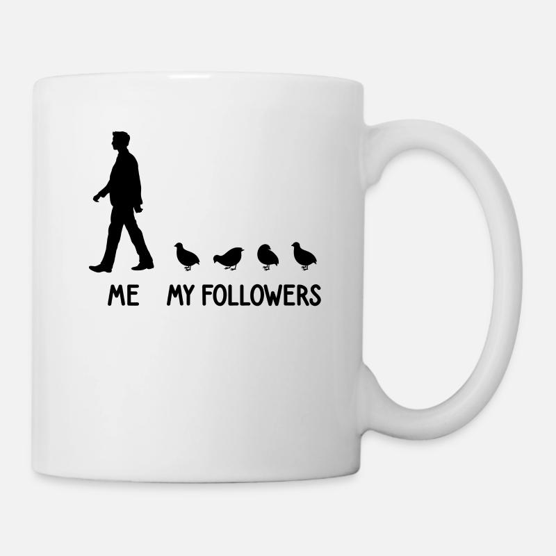 I Mes adeptes Éleveur de cailles Oiseau de caille - Mug blanc - blanc
