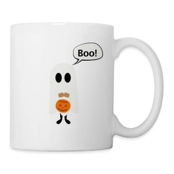 Kleiner Geist - Tasse - Weiß - Rechts