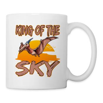 König der Lüfte Pterodactyl Pteranodon - Tasse - Weiß - Rechts