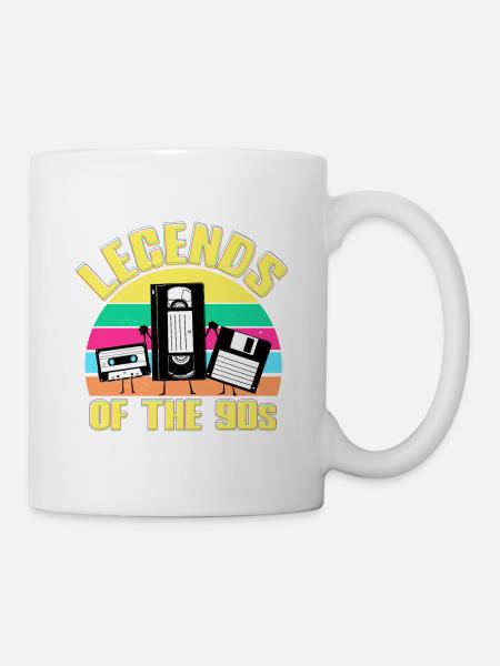 90er Jahre - Tasse - Weiß