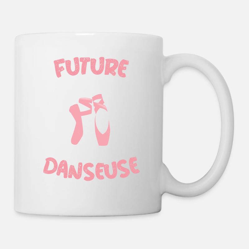 Humour cadeau naissance ballet future danseuse - Mug blanc - blanc