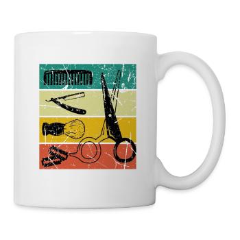 Friseurin - Tasse - Weiß - Rechts