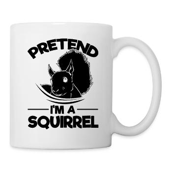 Tut End I'm A Squirrel Lover Sweet Squirrel - Mug - white - Right