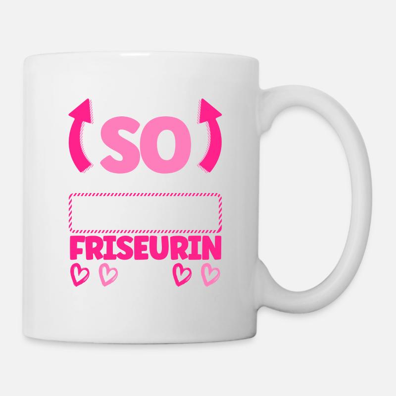 Friseurin - Tasse - Weiß