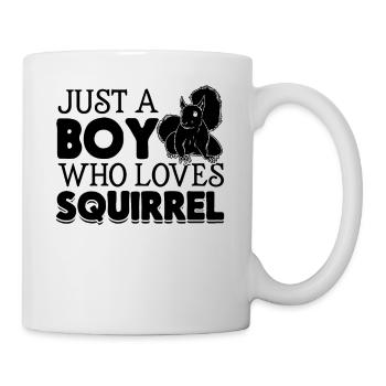 Squirrel Lover Squirrel Boy - Just a boy who - Mug - white - Right