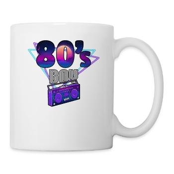 Années 80 80 Hommes - Mug blanc - blanc - Droite