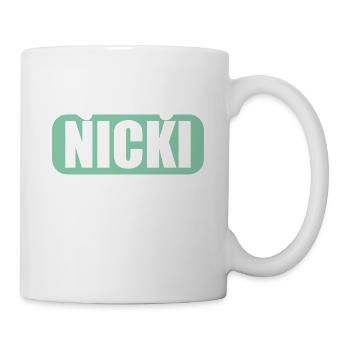 DDR Ostdeutschland Osten Ossi Lieblings Nicki - Tasse - Weiß - Rechts