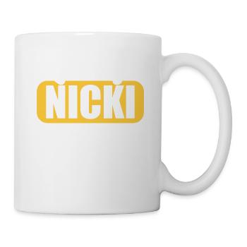 DDR Ostdeutschland Osten Ossi Lieblings Nicki - Tasse - Weiß - Rechts
