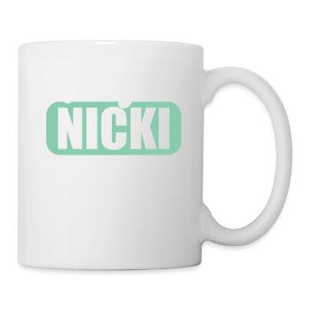 DDR Ostdeutschland Osten Ossi Ausgeh Nicki - Tasse - Weiß - Rechts