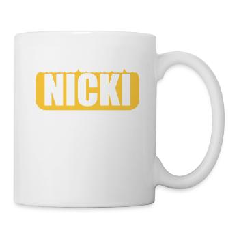 DDR Osten Ossi Letztes sauberes Nicki - Tasse - Weiß - Rechts