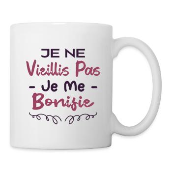Je ne vieillis pas cadeau - Mug blanc - blanc - Droite