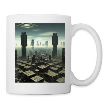 Science Fiction City Future - Mug - white - Right
