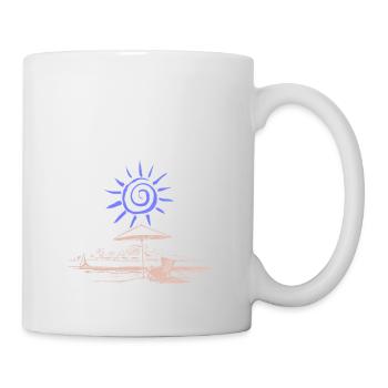 urlaub sommer - Tasse - Weiß - Rechts