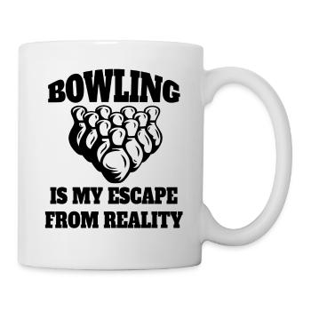 Bowling Cone Cadeau Bowling Ball Bowling Bowler - Mug blanc - blanc - Droite