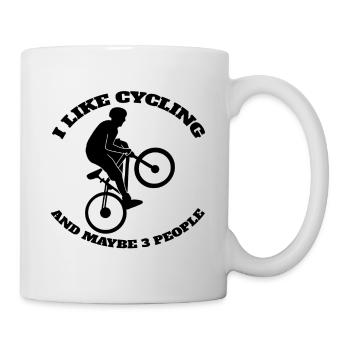 Bike Tour Cycling Cycling Mountain Bike - Mug - white - Right