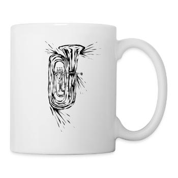 Tuba - Tasse - Weiß - Rechts