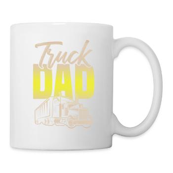 Truck dad papa - Mug - white - Right