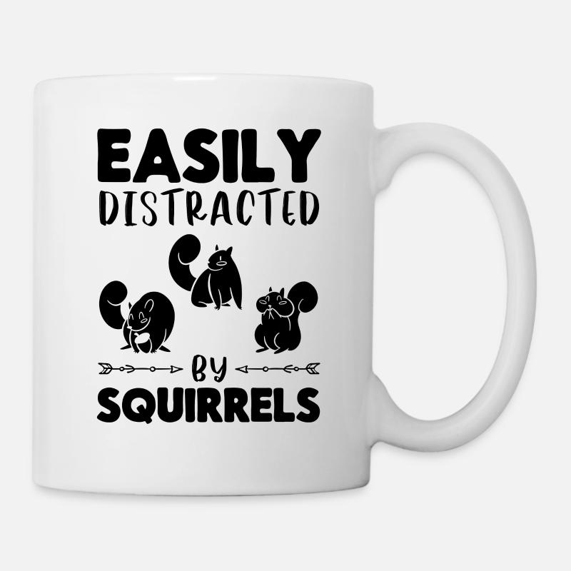Les écureuils aiment les écureuils facilement de - Mug blanc - blanc