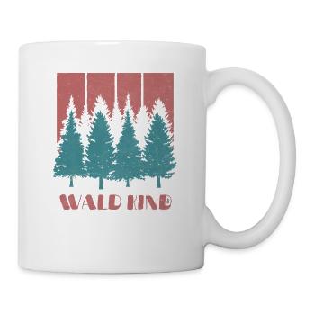 Wald Kind - Tasse - Weiß - Rechts
