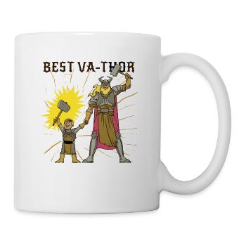 Father's Day Vathor Father Dad and Son Dad Dad Daddy - Mug - white - Right