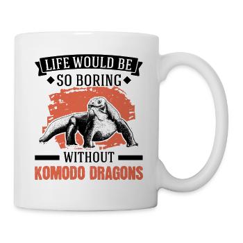Komodo Dragon Monitor Lizard Gift Komodo Dragon Monitor yano - Mug - white - Right