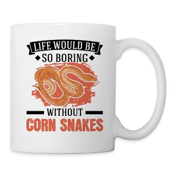 Corn Snake Cadeau Corn Snake - Mug blanc - blanc - Droite