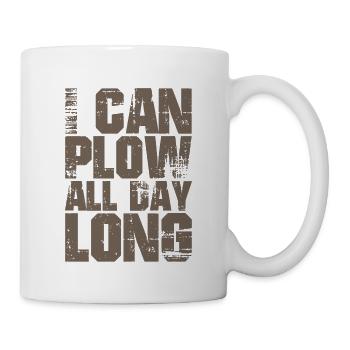 Je peux labourer toute la journée 2 - Mug blanc - blanc - Droite