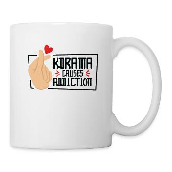 Kdrama Addiction Binge Watching Korean Drama - Mug - white - Right