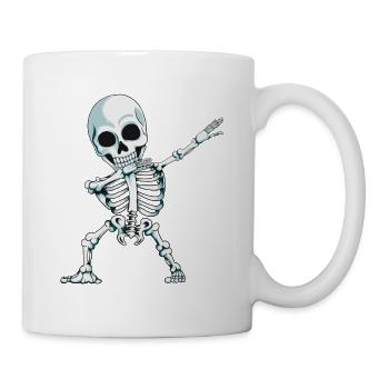 Dab Skeleton Horror Horror Outfit Skeleton Cadeau - Mug blanc - blanc - Droite