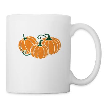 Autumn Thanksgiving Halloween Pumpkin - Mug - white - Right