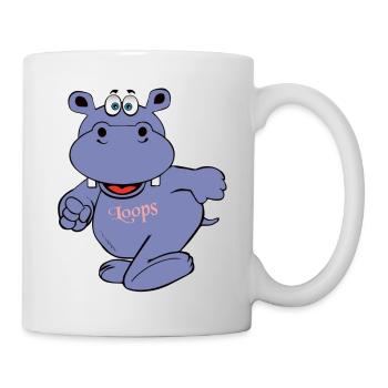 hippo nilperd junge kids kinder baby fröhlich - Tasse - Weiß - Rechts