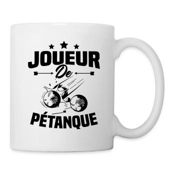 Joueur De Pétanque, Humour Cadeau Pétanque - Mug blanc - blanc - Droite
