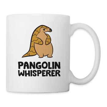 Pangolin Whisperer Mammifère Mignon - Mug blanc - blanc - Droite