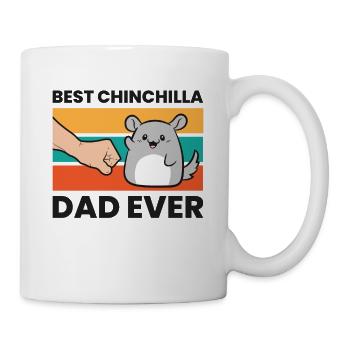Bester Chinchilla-Dad aller Zeiten - Tasse - Weiß - Rechts