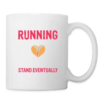 If I Keep Running Funny Taco Lover Runner Present - Tasse - Weiß - Rechts
