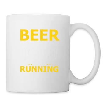 Juste un autre buveur de bière avec un problème de course - Mug blanc - blanc - Droite