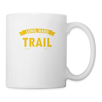 I Like It Long Hard & Dirty Trail Funny Running - Tasse - Weiß - Rechts