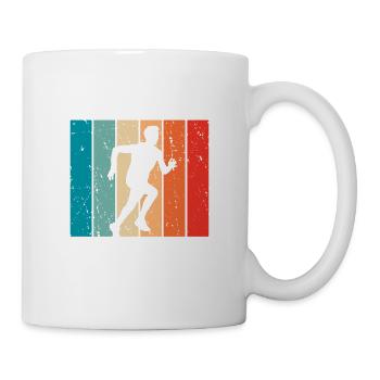 Rétro Vintage Personne ne s’en soucie Courir plus vite Drôle - Mug blanc - blanc - Droite