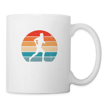 Mon coureur préféré m’appelle DAD Retro Awesome - Mug blanc - blanc - Droite