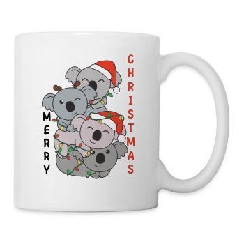 Koala Arbre de Noël Animaux de Noël Koalas - Mug blanc - blanc - Droite