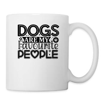 Dogs Are My Favourite People - Mug - white - Right