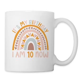 10 years old Rainbow Rainbow 10th birthday - Mug - white - Right