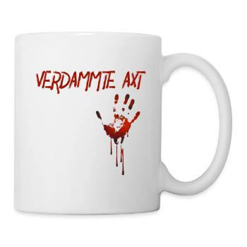 Halloween Süßigkeiten Verkleidung Kostüm - Tasse - Weiß - Rechts